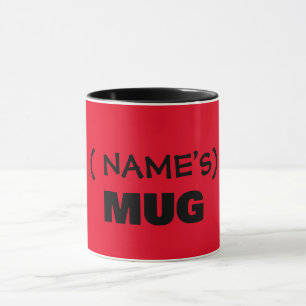 Seu texto aqui, caneca personalizável