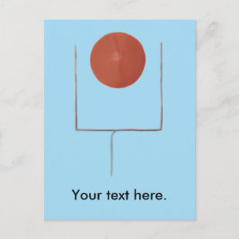 Seu Texto Aqui Personaliza Cartões Postais De Fute