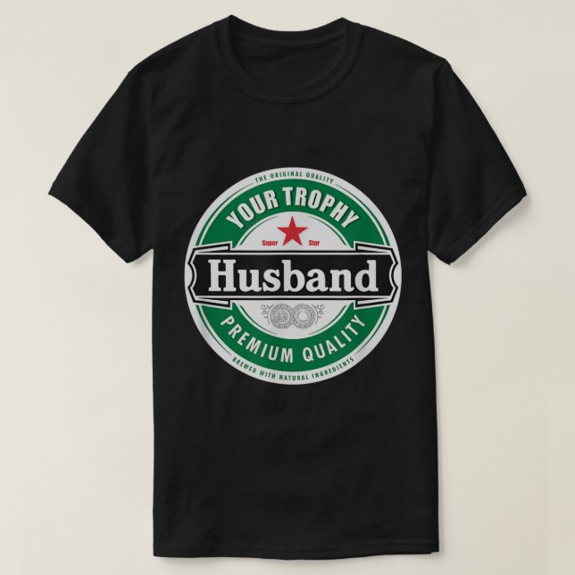 Seu Troféu Marido Engraçado Camisa Casada777.png (Frente do Design)
