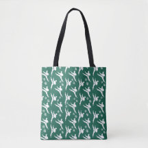 Seul Spirit Tote Bag White em Artes Marciais Verde