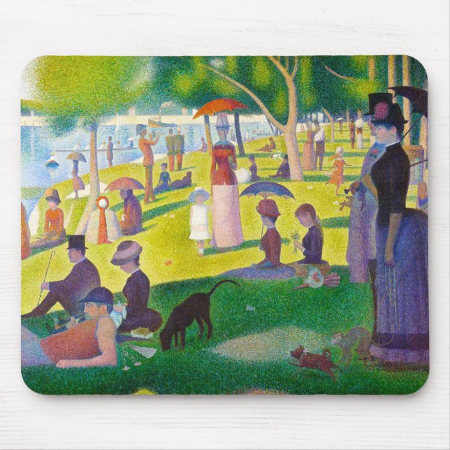 Seurat La Grande Jatte Mouse Pad (Frente)