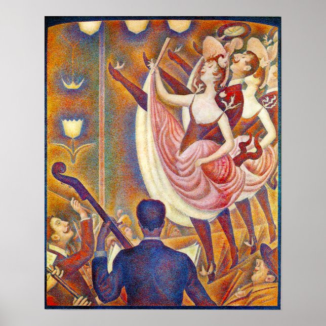 Seurat Le Chahut Poster (Frente)