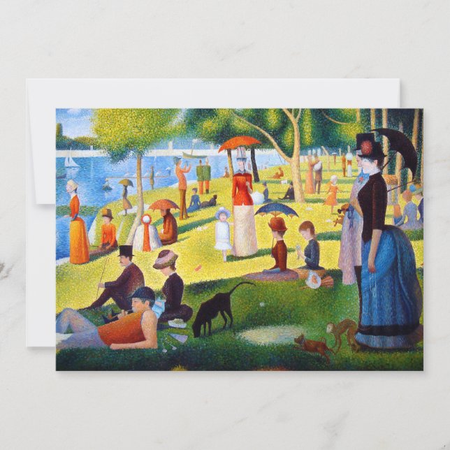 Seurat: Um domingo em La Grande Jatte (Frente)