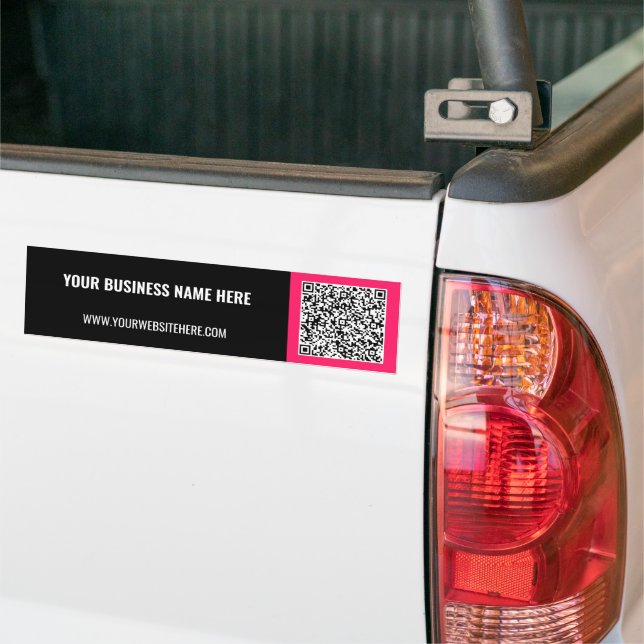 Seus Adesivos de Para-choque de QR Code para Negóc (No caminhão)
