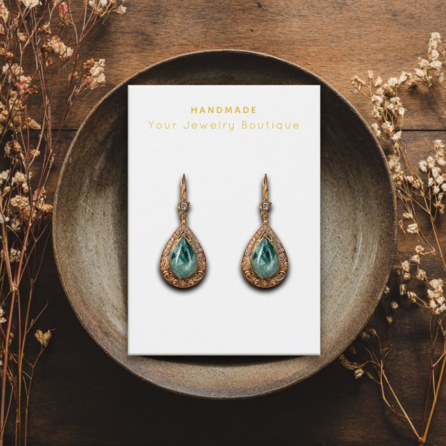 Seus Cartões de visitas de escuta de Boutique feit (Criador carregado)