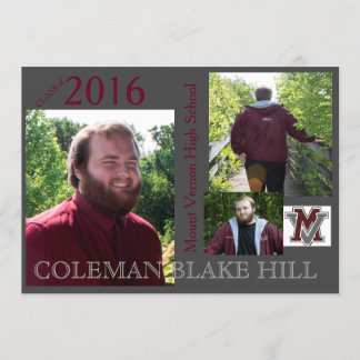 Seus convites personalizados de 5" x 7"