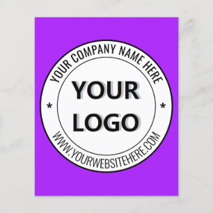 Seus Flyers de Negócios Promocionais com Logotipo