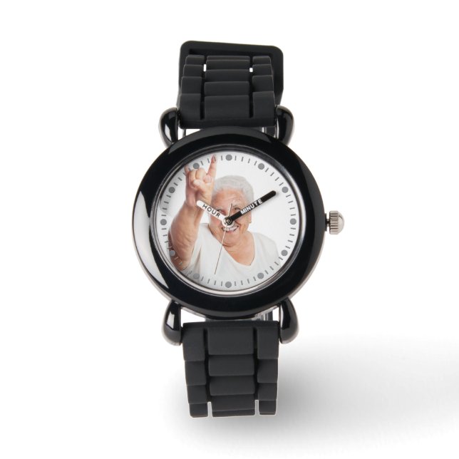 SEUS relógios personalizados FOTO (Frente)