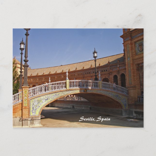 Sevilha, cartão postal da Espanha Square (Frente)