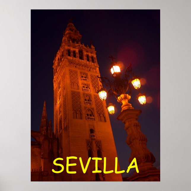Sevilla Catedral-Spain Poster (Frente)