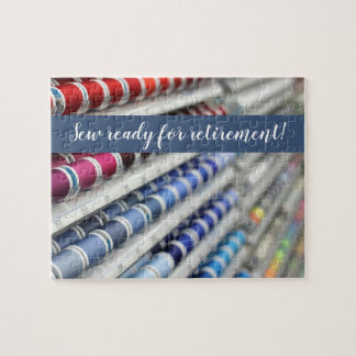 Sew pronto para o quebra-cabeça da aposentadoria