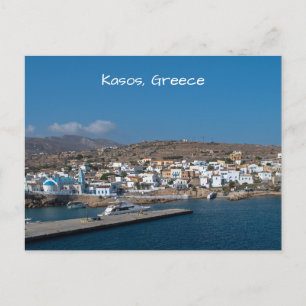 Sex, Kasos Ilha Grega Cartão Postal
