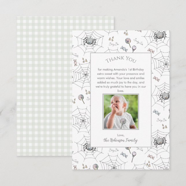 Sexo Cartões de agradecimentos neutro de Dia das B (Frente/Verso)