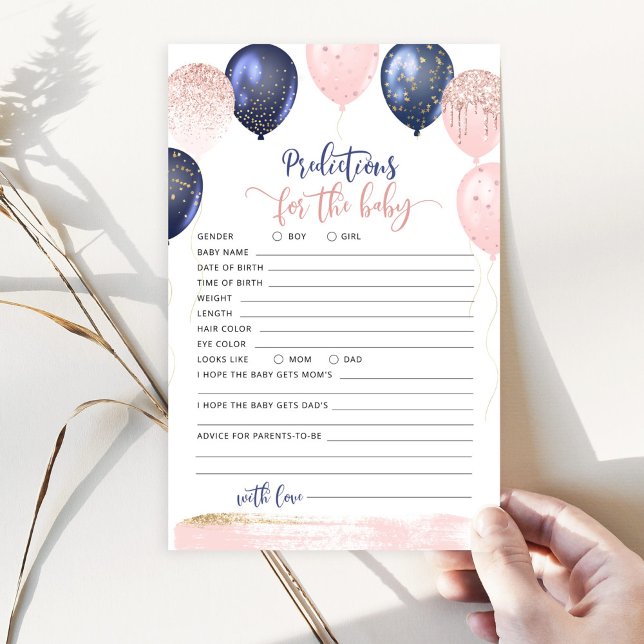 Sexo de balões revela previsões para bebê (Criador carregado)