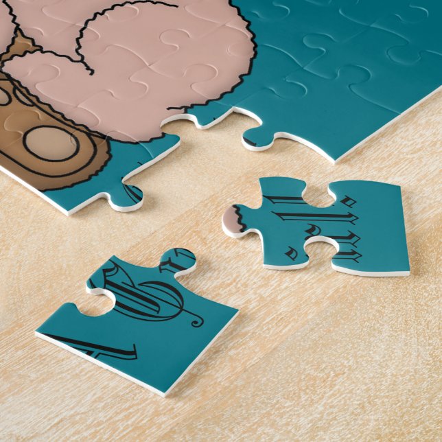 Sexo de bebê revela quebra-cabeça de presente de q (Lateral)