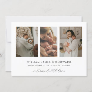 Sexo Neutro de Colagem de Foto do Bebê Moderno