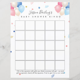 Sexo neutro | gênero revela Chá de fraldas bingo