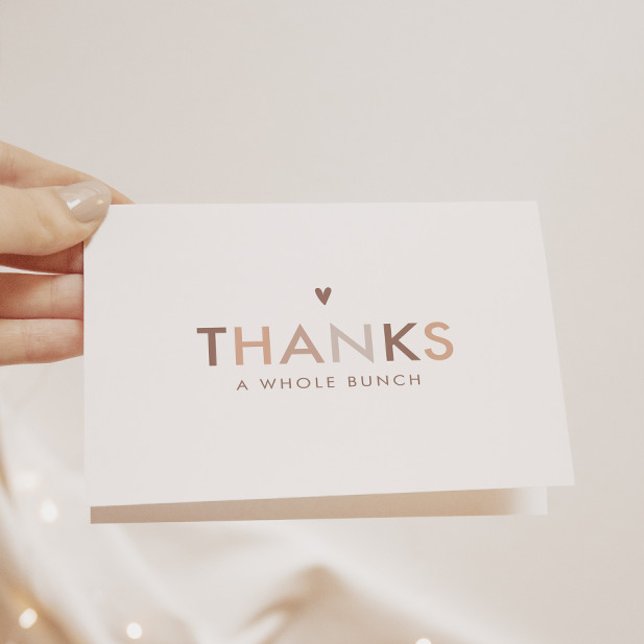 Sexo Neutro Moderno Cartões de agradecimentos Neut (Criador carregado)