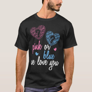 Sexo Revelar Camisa Rosa Ou Azul Menino Ou Menina