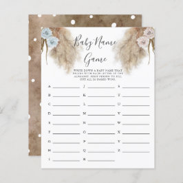 Sexo Revelar Pampas Grass Jogo do Chá do Nome do B