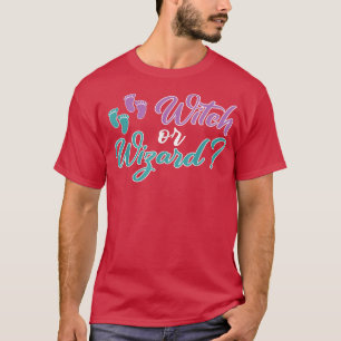 Sexo Revele Bruxa De Halloween Ou Camiseta Mágica
