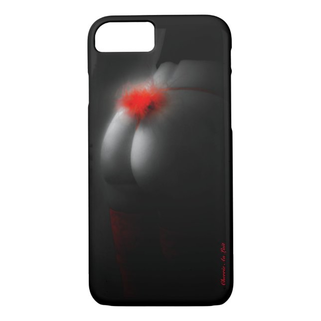 Sexy Glamor Babe Capa de telefone de Natal (Verso)