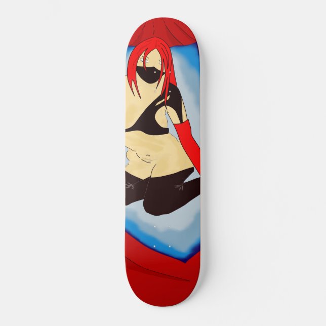 SEXY LADY SKATEBOARD ART IMPRESSÃO (Frente)