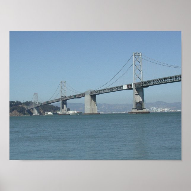 SF Oakland Bay Bridge Poster (Frente)