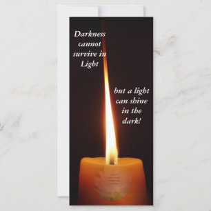 SGI Buddhist Bookmark com Lotus Candle e NMRK
