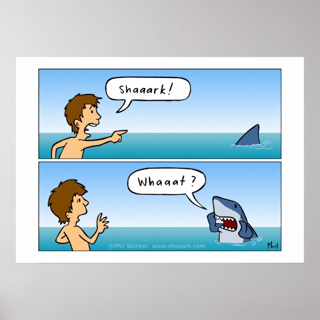 Shaaark! O quê? Pôster (Frente)