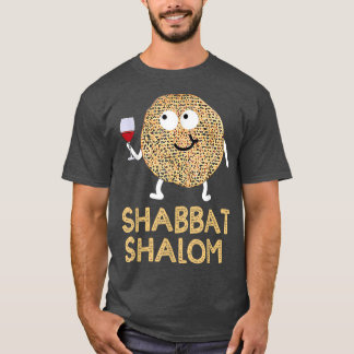 Shabbat Shalom Camisa Engraçado Matzo Face Happy P