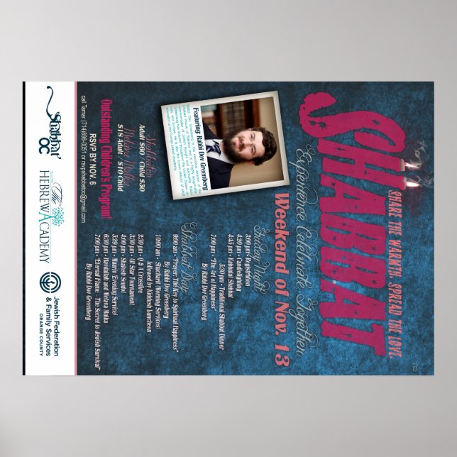 Shabbaton Poster (Frente)