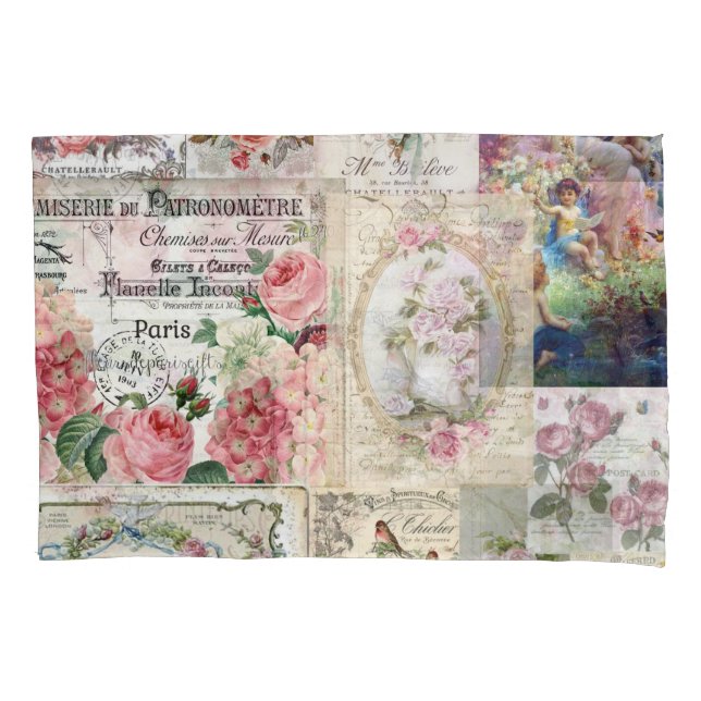 Shabby chic collage,country victorian,decoupage, b (Frente)