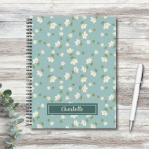 Shabby Chic Pequeno Floral Cottagecore Azul de Ovo
