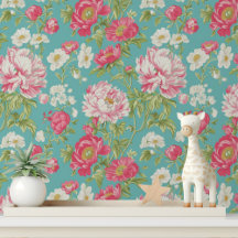 Shabby Chic Rosa Floral Descascar e Colar