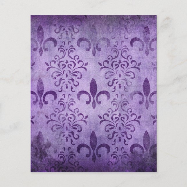 Shabby Fleur de lis Scrapbook (Frente)