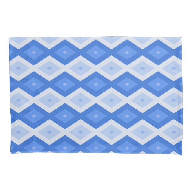 Shades of blue diamond pattern (Frente)