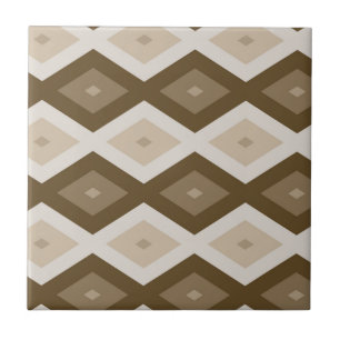 Shades of brown diamond pattern