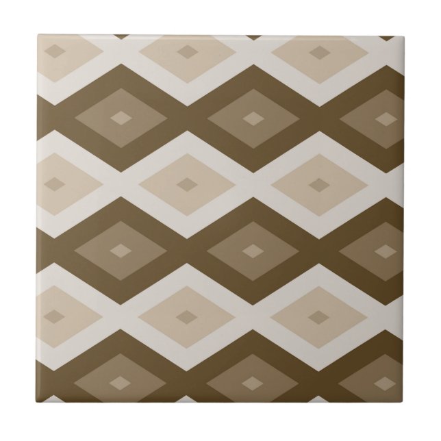 Shades of brown diamond pattern (Frente)