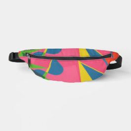 Shades of Pink Abstract Fanny Pack