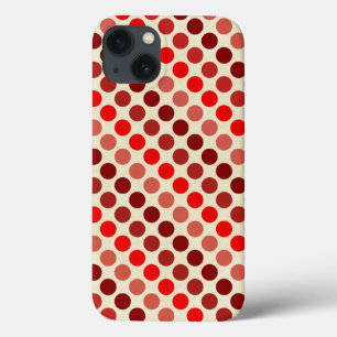 Shades of Red Polka Dots by Shirley Taylor