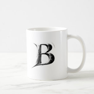 Shadow B – Dark Letter B xícara
