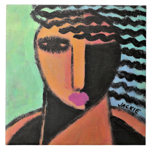 Shadows Abstrato Retrato de uma Mulher