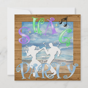 Shag - Convite de festas de dança