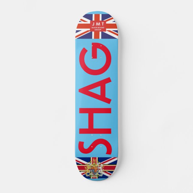 SHAG OFFICIAL UK skateboard (Frente)