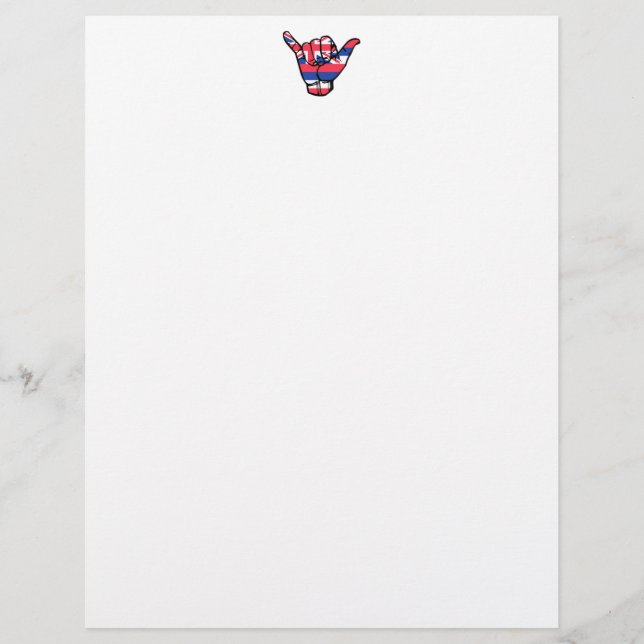 Shaka Hawaii Flag (Frente)