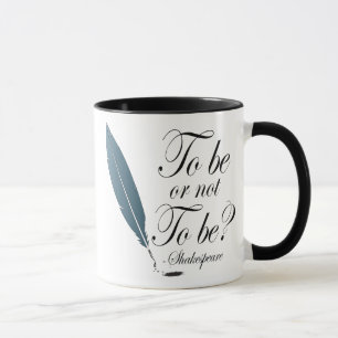 Shakespeare a ser ou a não ser caneca das citações