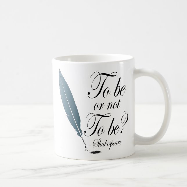 Shakespeare a ser ou a não ser caneca das citações (Direita)