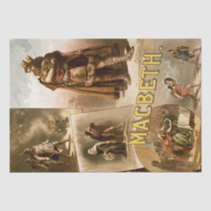 Shakespeare Macbeth - Papel Tecidual para Decoupag
