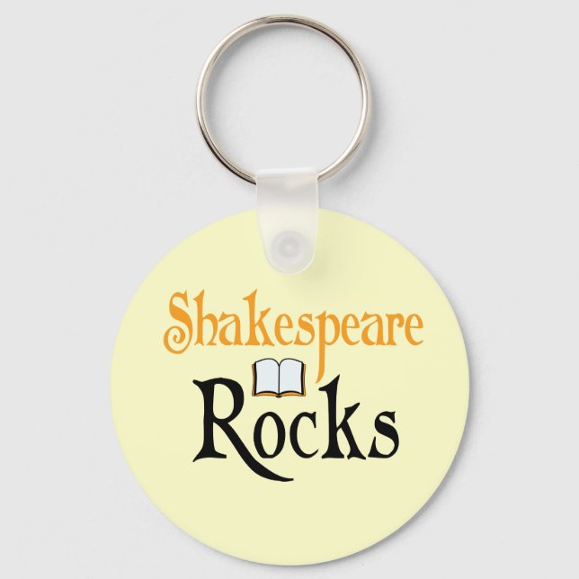 Shakespeare Rocks Chaveiro Gift (Frente)